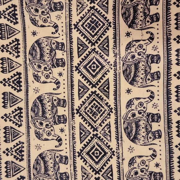 Pajamas For Peace Tranquil Elephant Kids Neutral Organic 2PC Pants Set - Picture 2 of 11